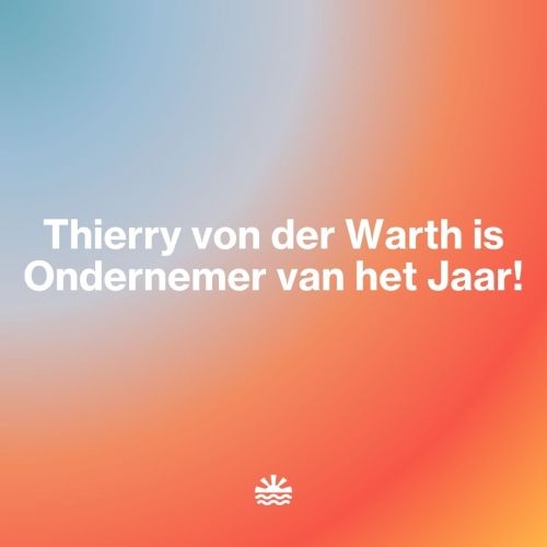Thierry von der Warth is Ondernemer van het Jaar!